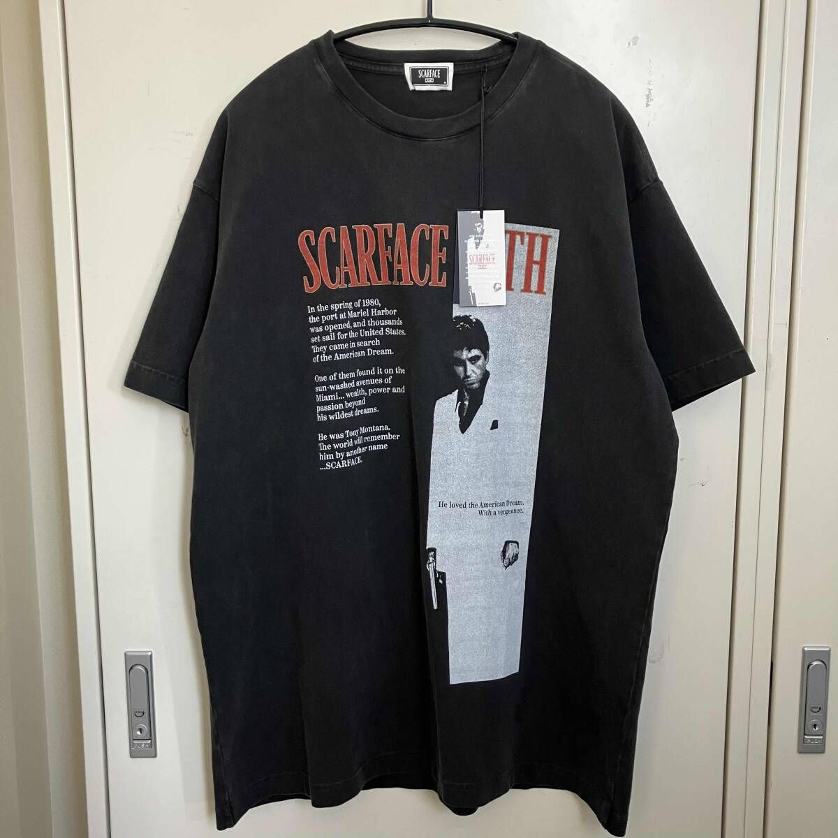 KITH × SCARFACE Film Poster Vintage Tee サイズM ブラック キス×スカーフェイス