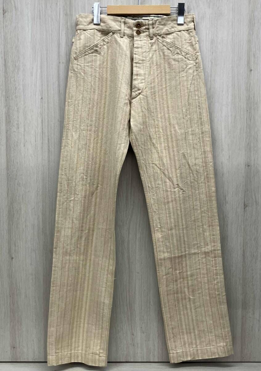 SUGAR CANE × MISTER FREEDOM COTTON STRIPE PANTS シュガー ケーン ミスター フリーダム コットン ストライプ パンツ W30 藤沢大庭店