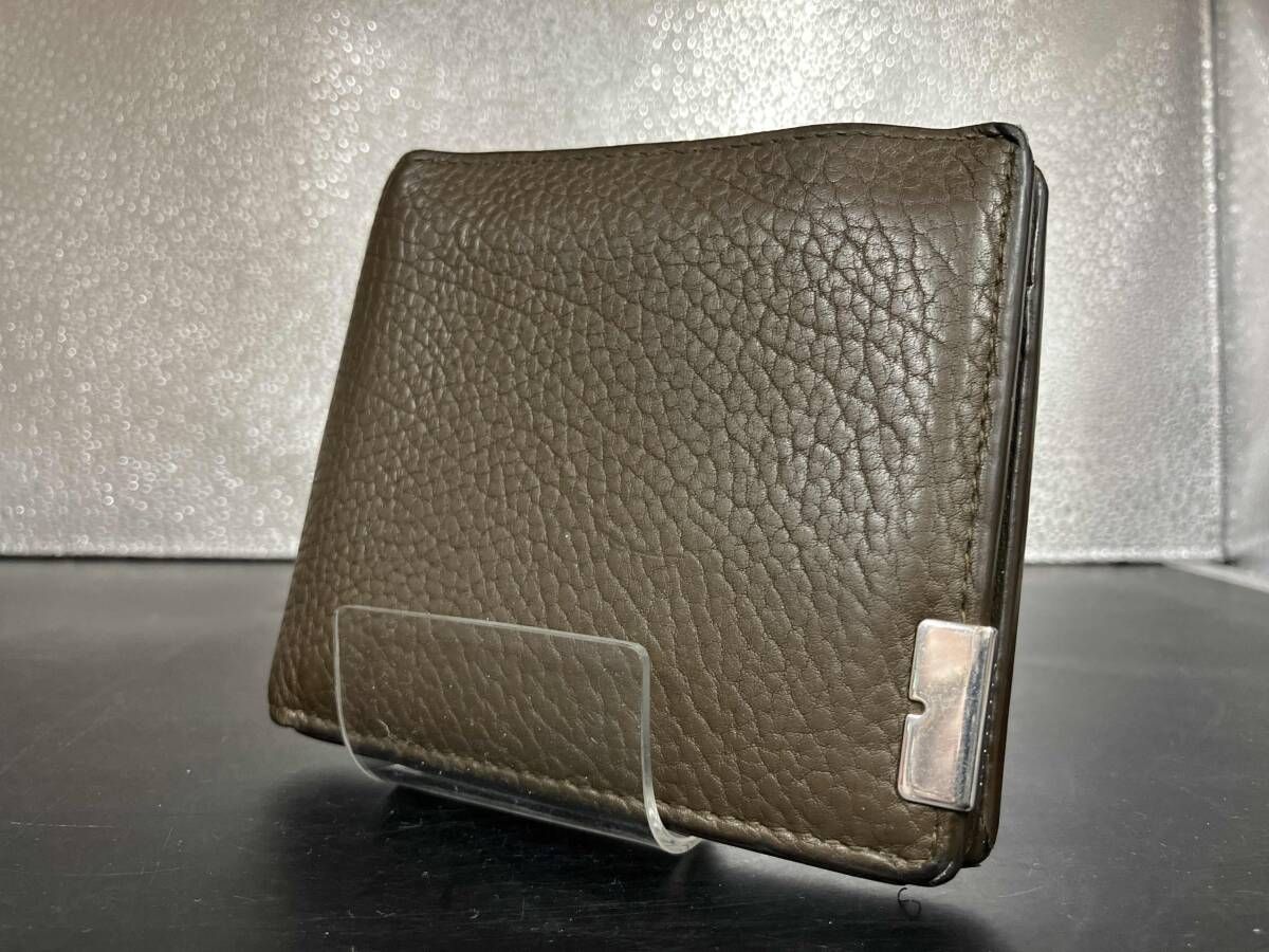 Burberry バーバリー B Cut Bi-Fold Wallet ビーカット ミリタリーカーキ 二つ折り財布