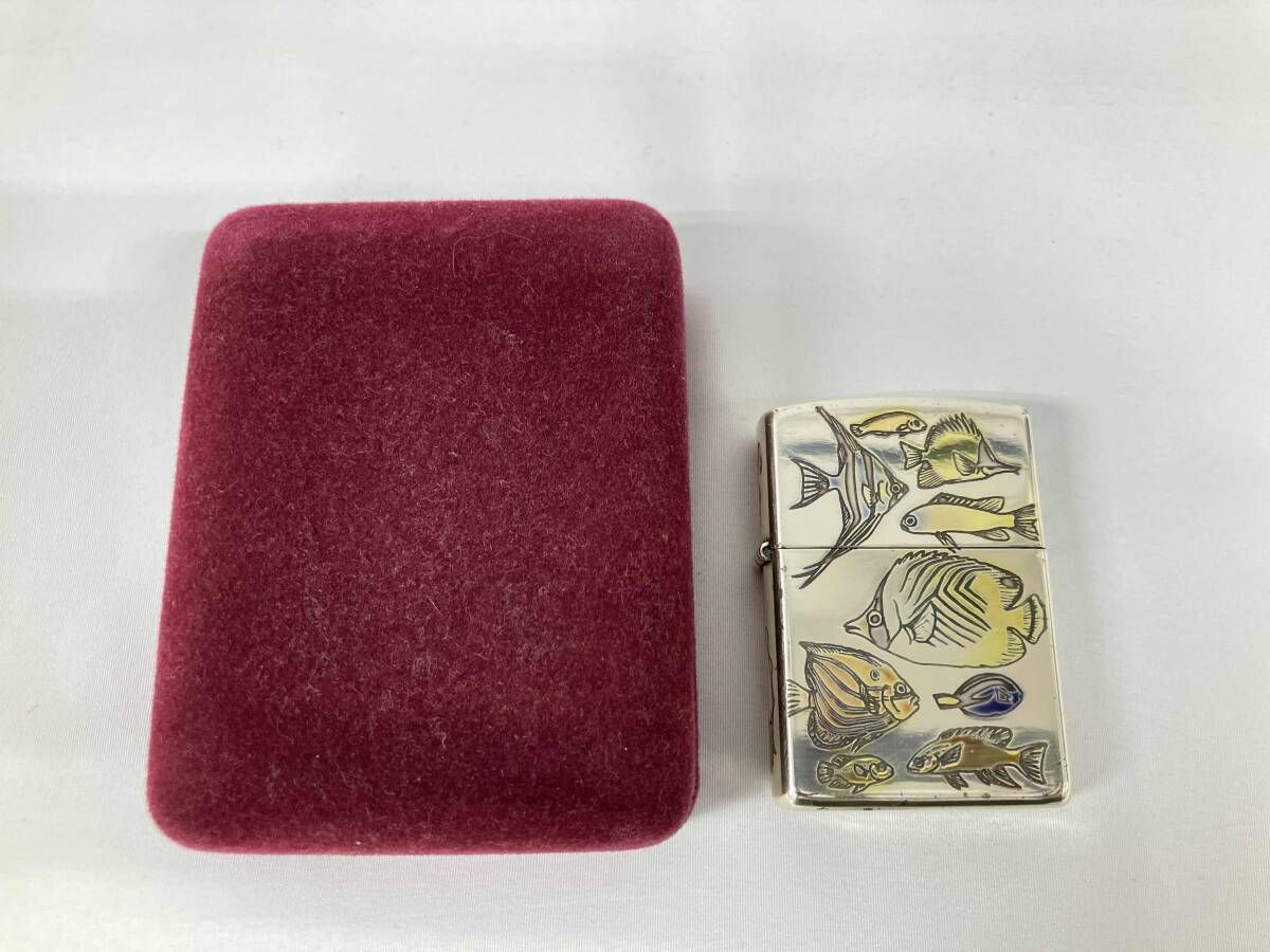 ZIPPO 熱帯魚 Sea Fish 5面彫り 1996年製