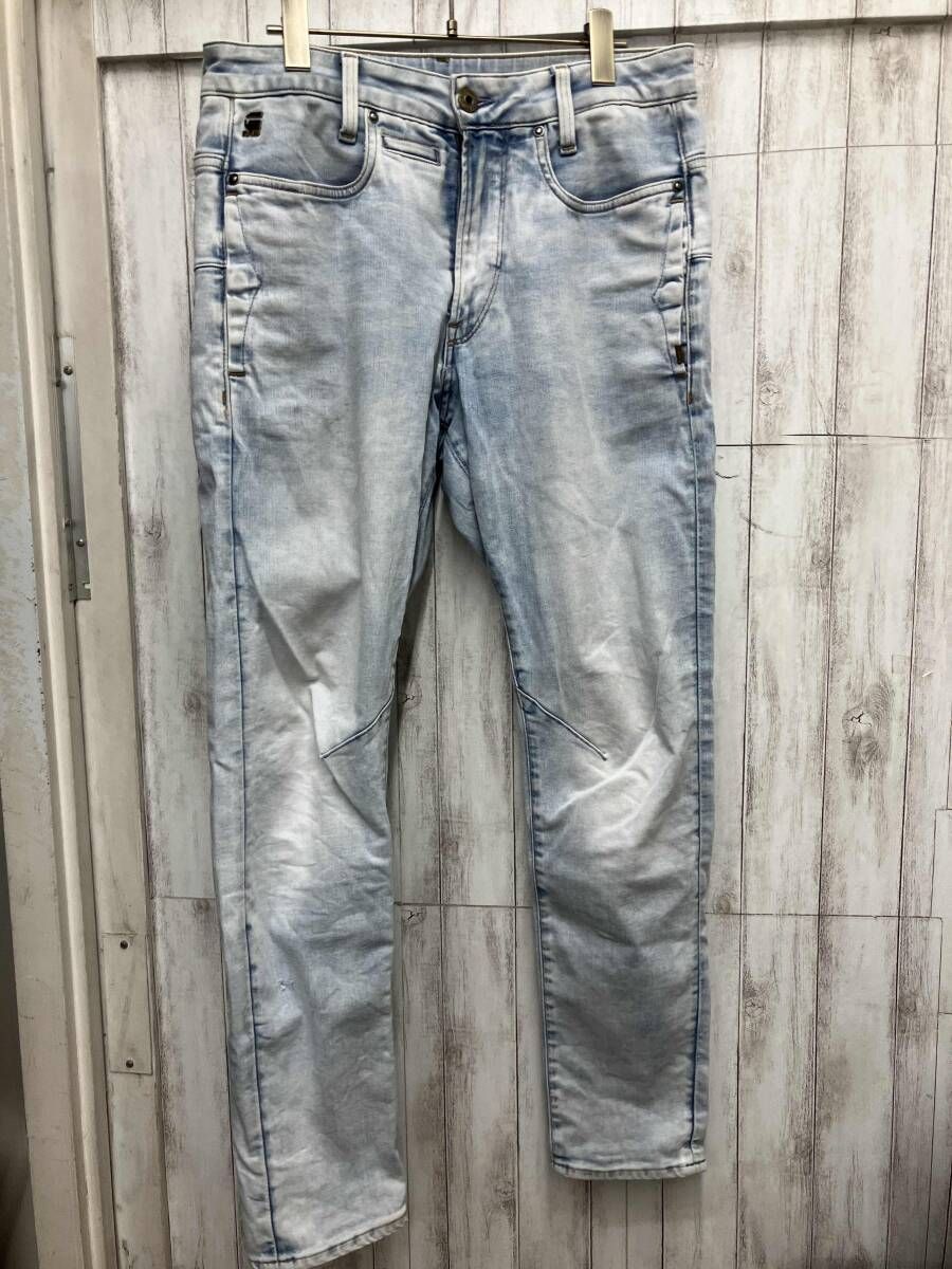 G-STAR RAW/ジーンズ/D-STAQ 3D SLIM w29インチライトブルー