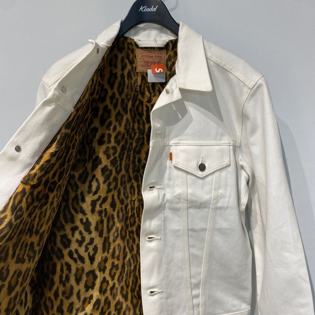 Supreme×LEVI'S Leopard Denim Jacket＆Pants Setupタグ付レオパード