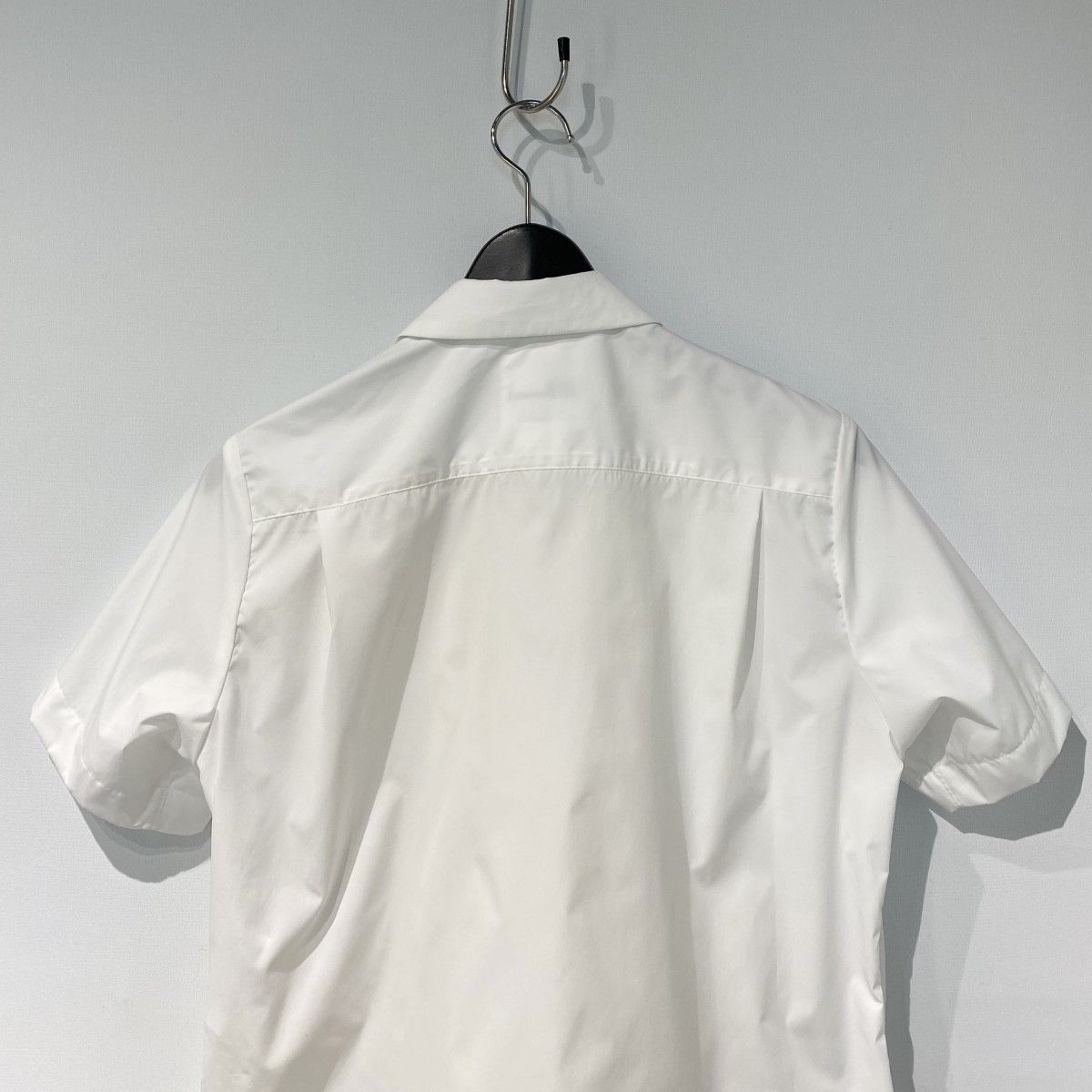 noir kei ninomiya 26SS Buckle Pleated S／S Shirtバックルベルト