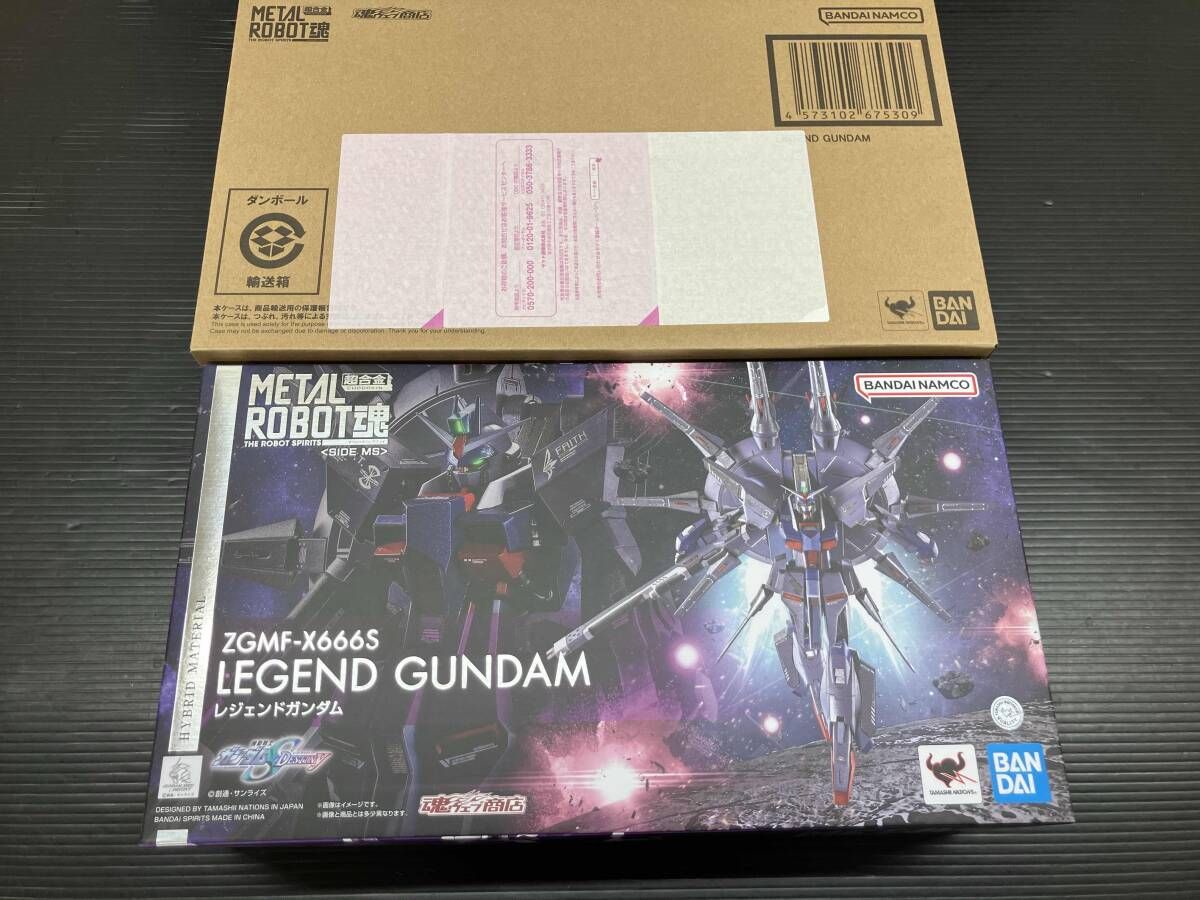 輸送箱付き METAL ROBOT魂 レジェンドガンダム 魂ウェブ商店限定 機動 