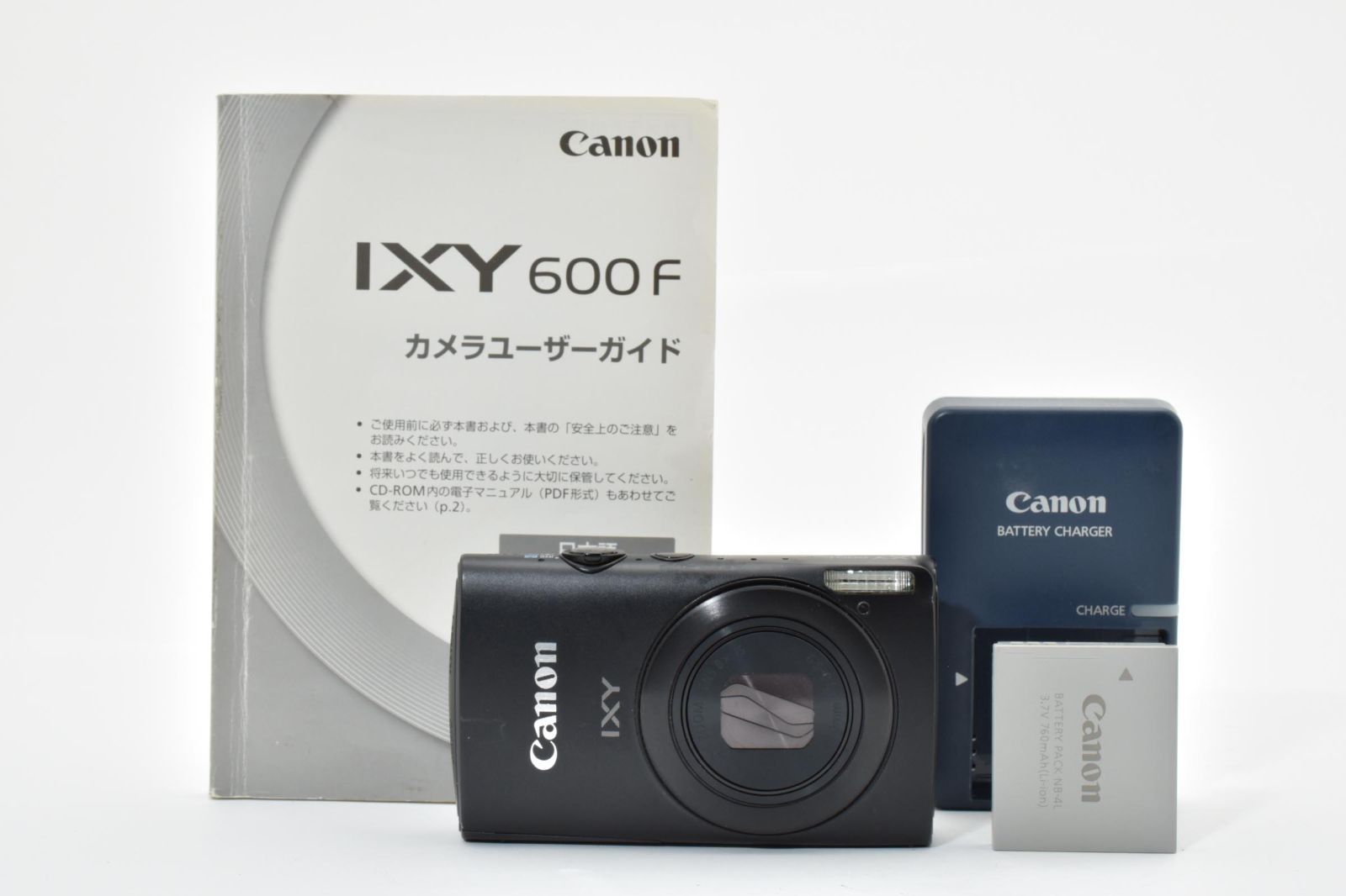 ☆良品☆ Canon キヤノン IXY 600F ブラック PC1676 コンパクト