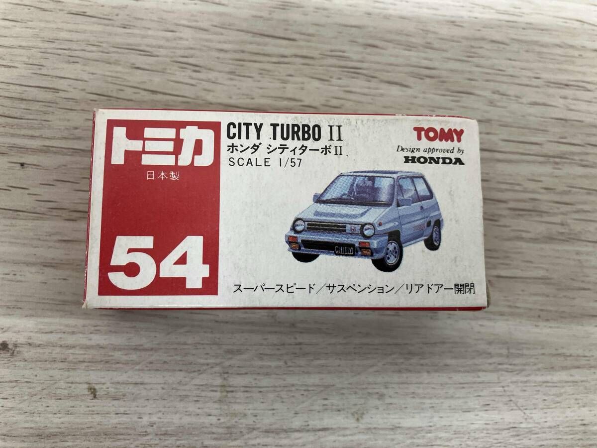 トミカ No.54 ホンダ シティ タｰボⅡ 黄 10th Anniversary
