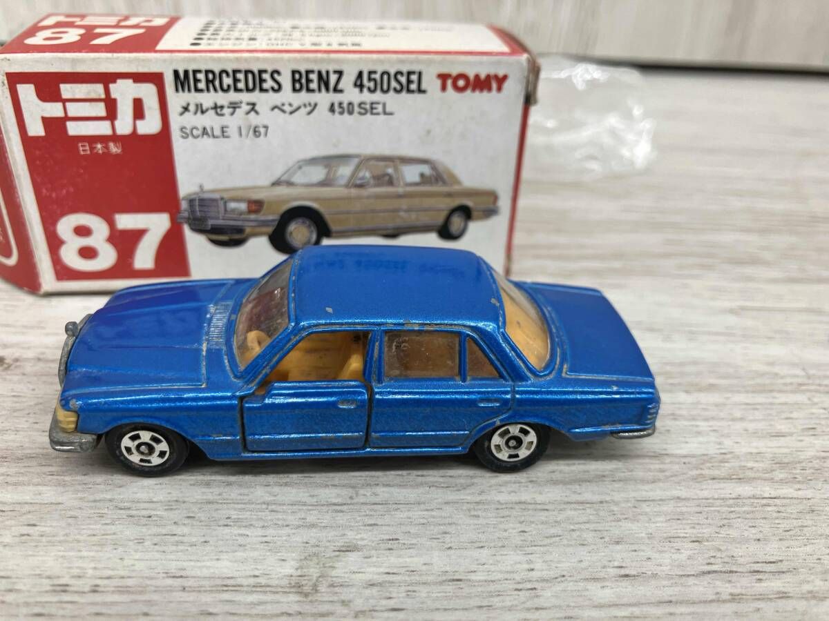 トミカ No.87 メルセデス ベンツ 450SEL 日本製　廃盤品　レアトミカ トミカ87 メルセデスベンツ450SEL 日本製 - メルカリ