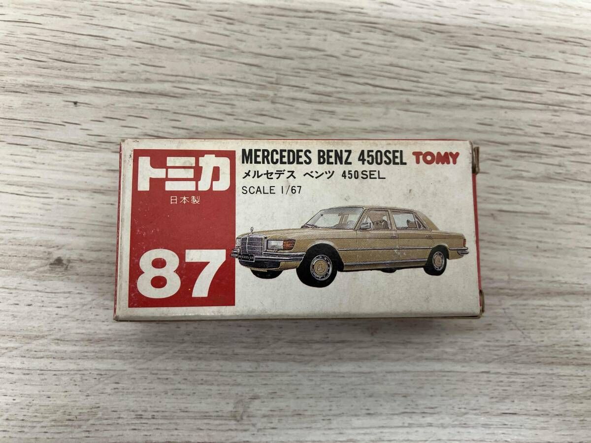 トミカ No.87 メルセデス ベンツ 450SEL 日本製　廃盤品　レアトミカ トミカ87 メルセデスベンツ450SEL 日本製 - メルカリ