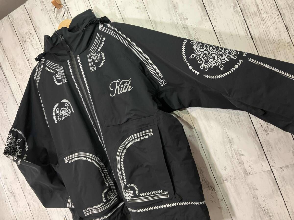 KITH キス Washed tech gabriel Jacket ジャケット ブラック サイズL