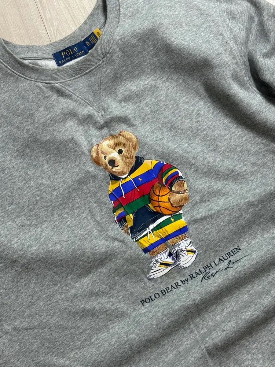 ポロラルフローレン ポロベア スウェット グレー XL