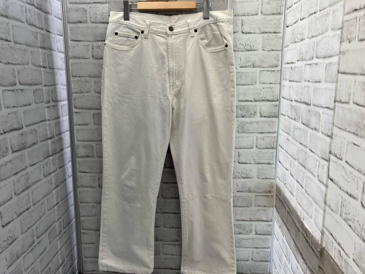 Polo RALPH / ジーンズ / 古着 / ポロジーンズ / MEXICO製 / White Denim / ホワイト / L / ポロラルフローレン