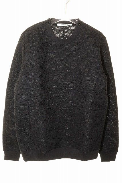 ジバンシィ GIVENCHY レーススウェット サイズ38 リカルドティッシ 肩ジップ ブラック 【ブランド古着ベクトル】【中古】☆AA★●260531