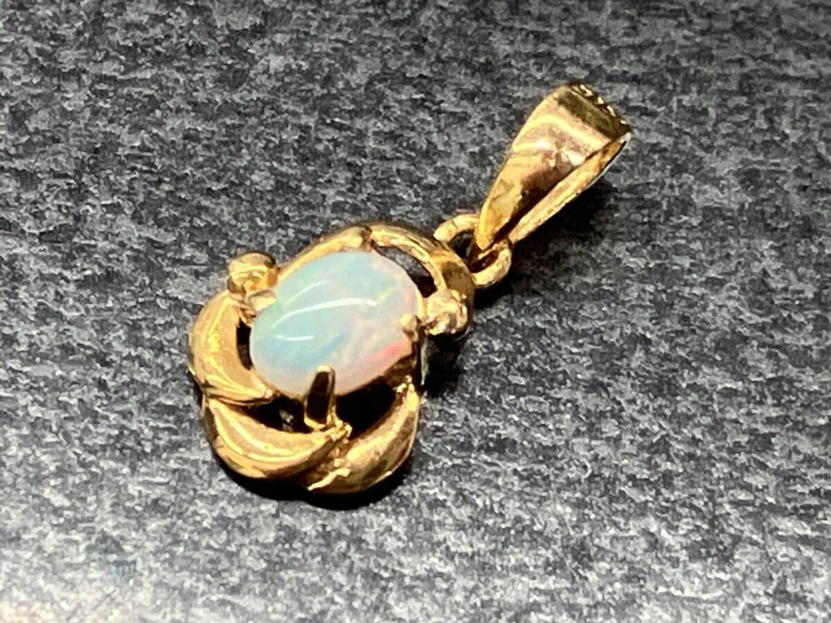 K18 イエローゴールド トップ 総重量0.3g アクセサリー