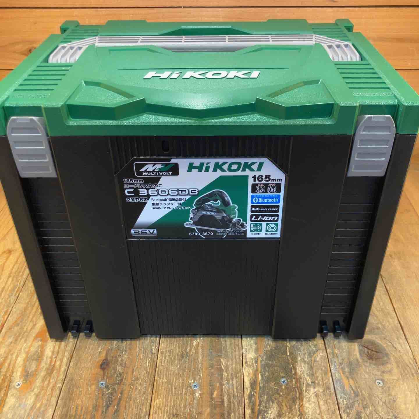 ★ハイコーキ(HIKOKI ※旧:日立工機) コードレスマルノコ C3606DB(2XPSZ)【所沢店】