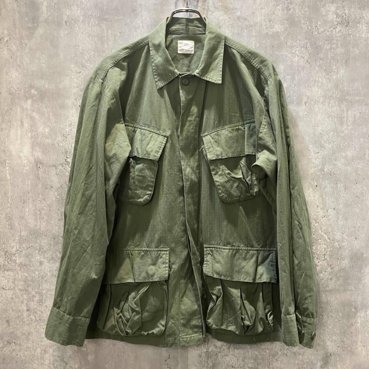 MILITARY ミリタリー US.ARMY ユーエスアーミー 69s ジャングルファティーグ 5th カーキ サイズ L