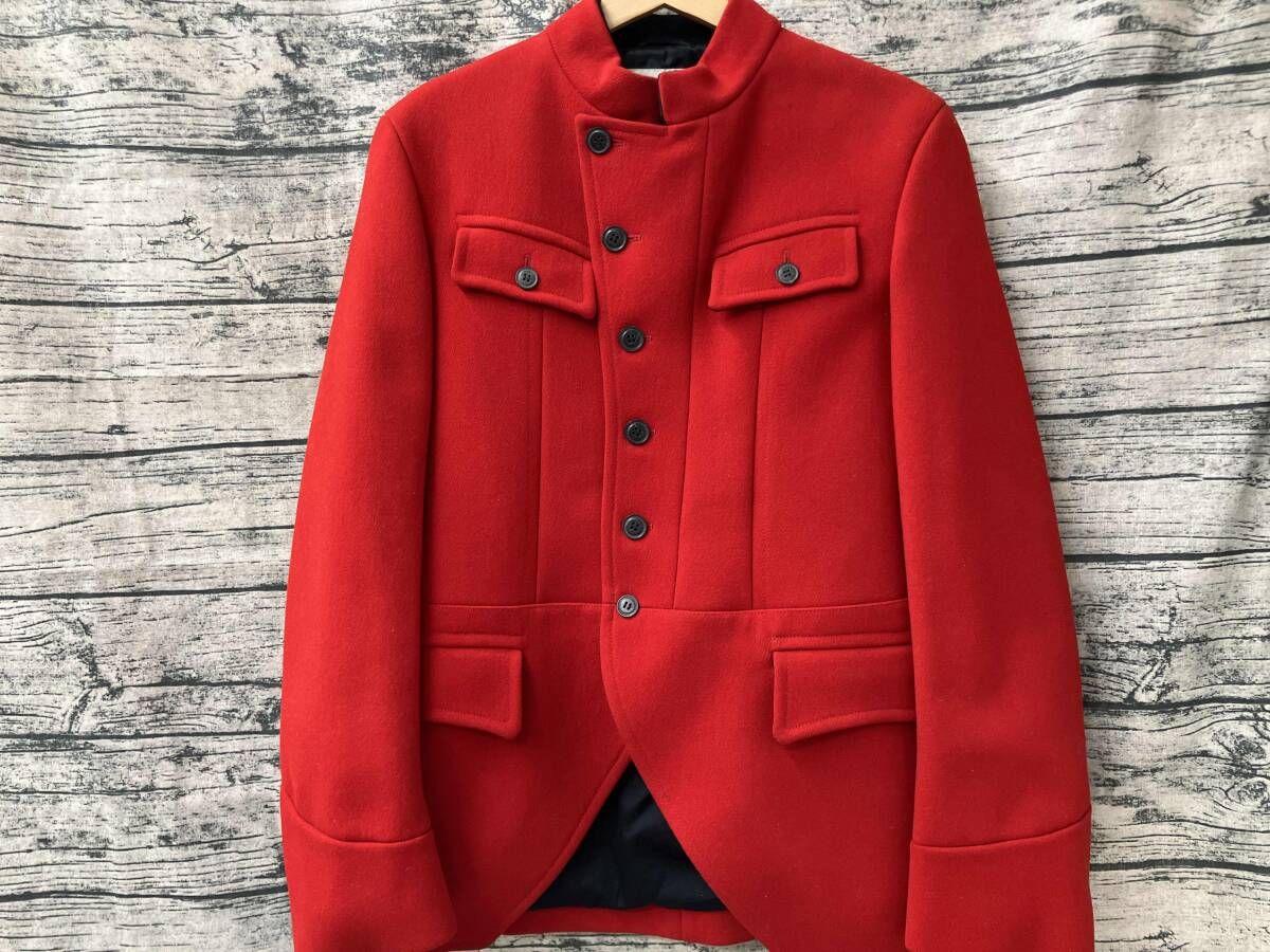 DRIES VAN NOTEN ドリス・ヴァン・ノッテン ウールジャケット RED 