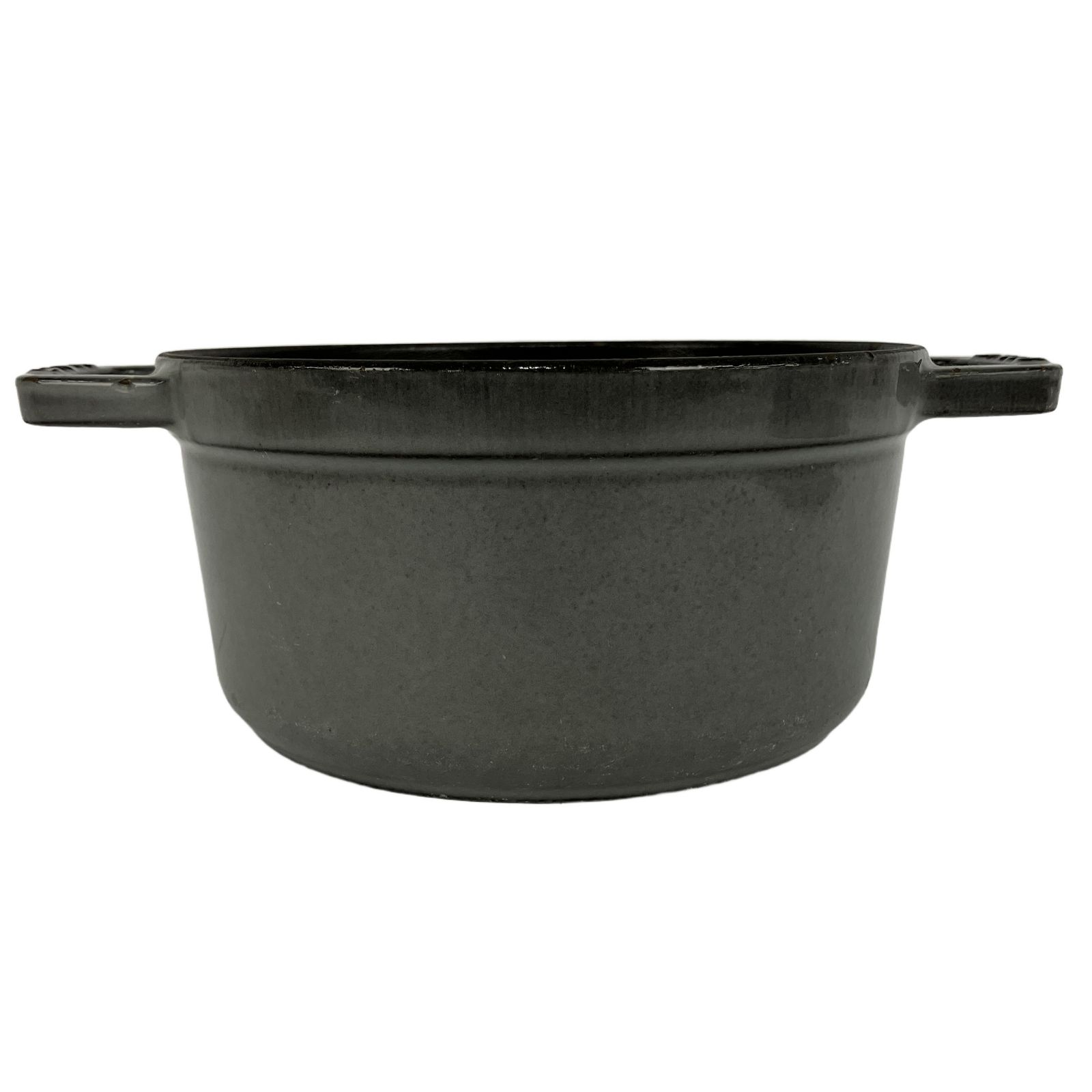 Staub LACOCOTTE ストウブ ピコ ココット ラウンド 16cm ホーロー鍋 鋳物 鉄鍋 両手鍋 キッチン用品 中古 Y11308091