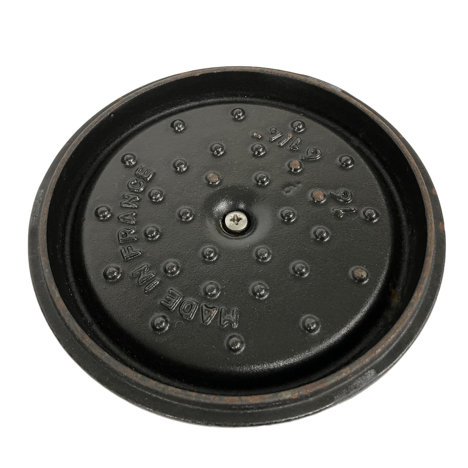 Staub LACOCOTTE ストウブ ピコ ココット ラウンド 16cm ホーロー鍋 鋳物 鉄鍋 両手鍋 キッチン用品 中古 Y11308091