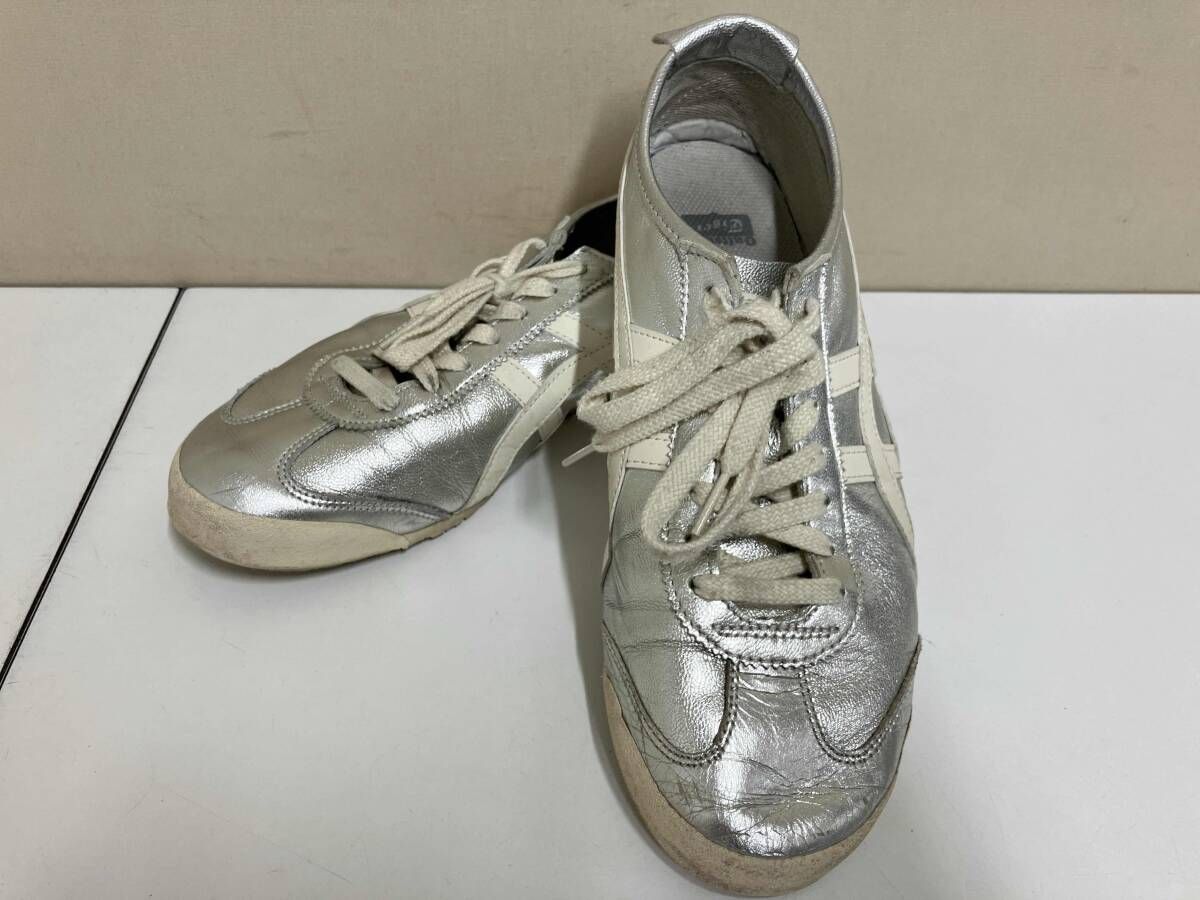 Onitsuka Tiger オニツカタイガー THL7C2 MEXICO66 メキシコ 66シルバー サイズ:27.5cm