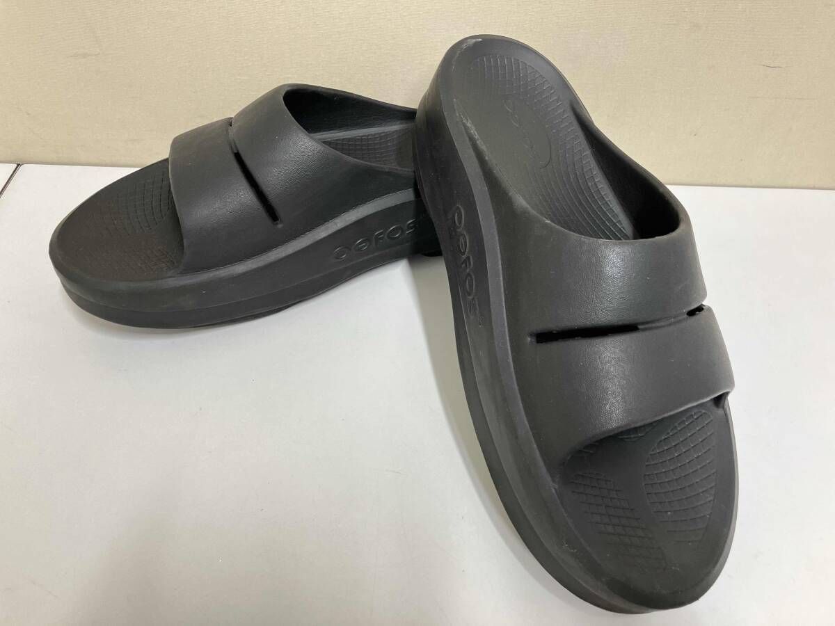 OOFOS ウーフォス OOMEGA ブラック サイズ:27cm