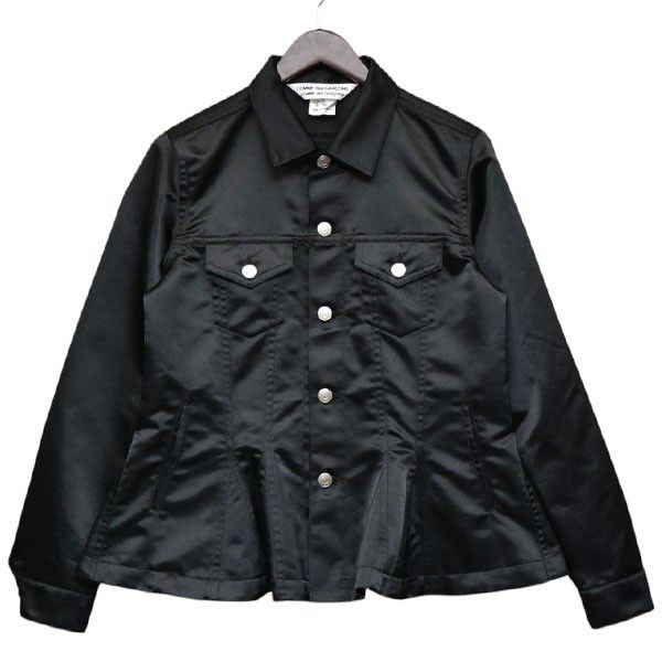 COMME des GARCONS COMME des GARCONS　コムデギャルソンコムデギャルソン　2026SS　Peplum Poly Jean Jacket　フレアポリエステルジャケット　RQ-J010　8054000246342