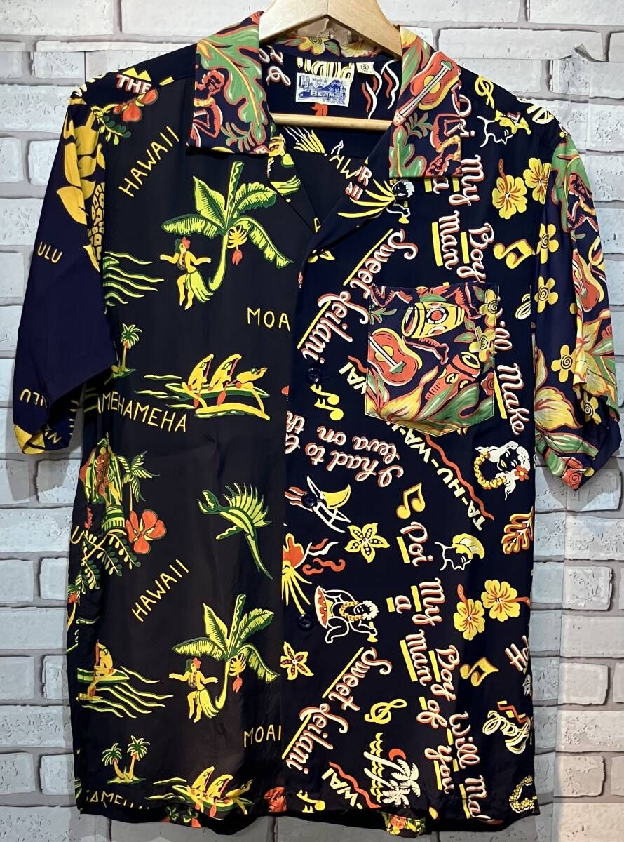 BEAMS ビームス アロハシャツ SUN SURF 別注 雷門 サイズS セレカジ