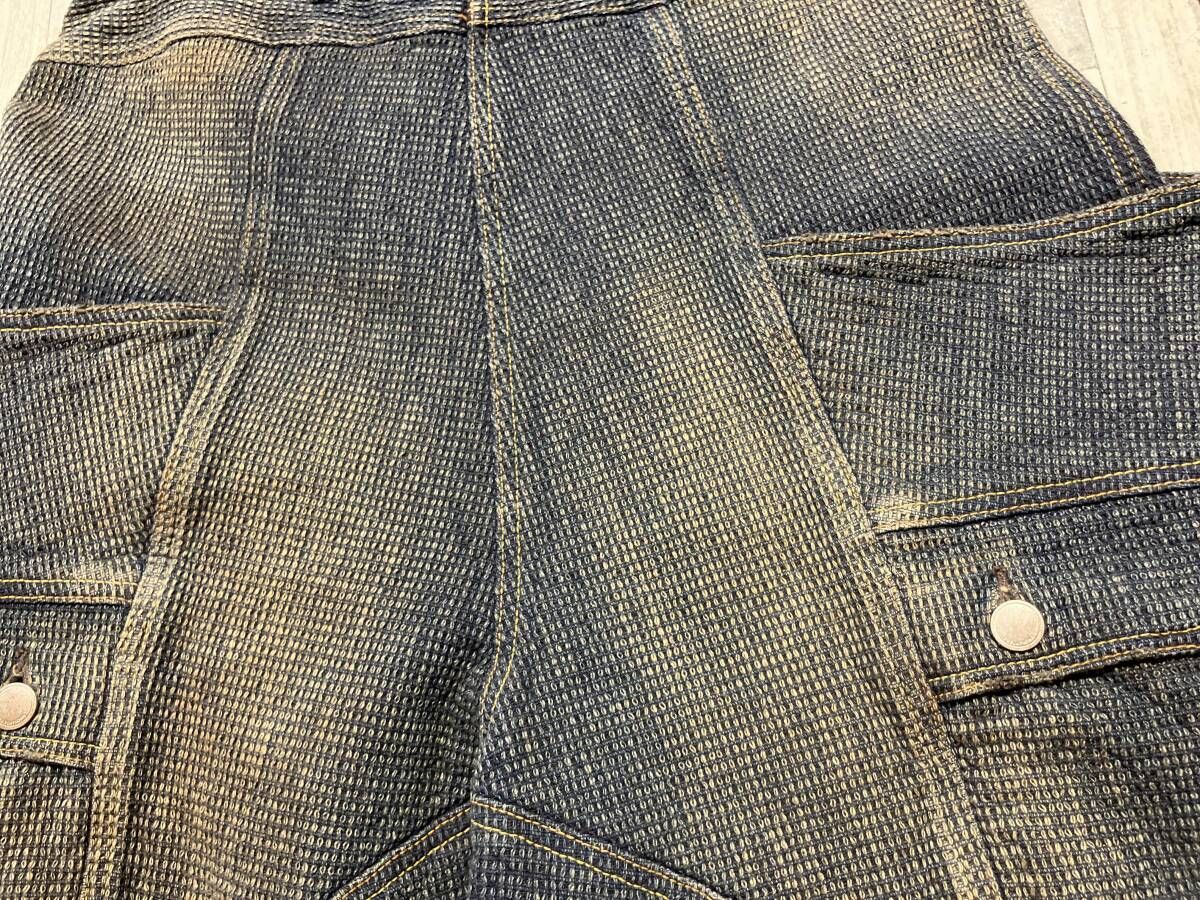 SUBLATIONS SASHIKO BANANA CUTTING PANTS SASHIKO INDIGO サブ 
