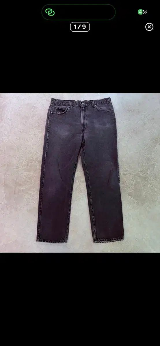 90s USA LEVI'S リーバイス 505 オレンジタブ orange ブラックデニム ブラック