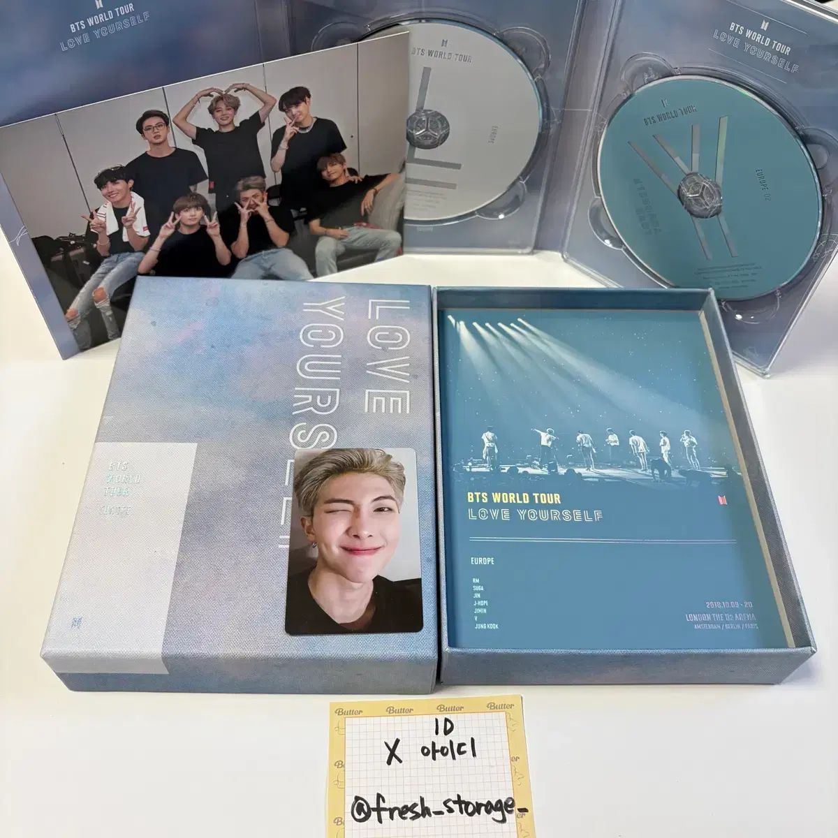 BTS 럽셀콘 ヨーロッパ DVD RMトレカ アールエム