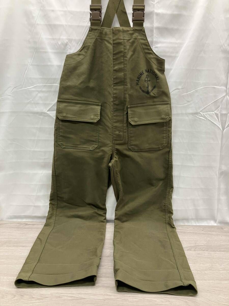 HOUSTON ヒューストン オーバーオール 1921 フレンチデッキパンツ 表記サイズ36 カーキ