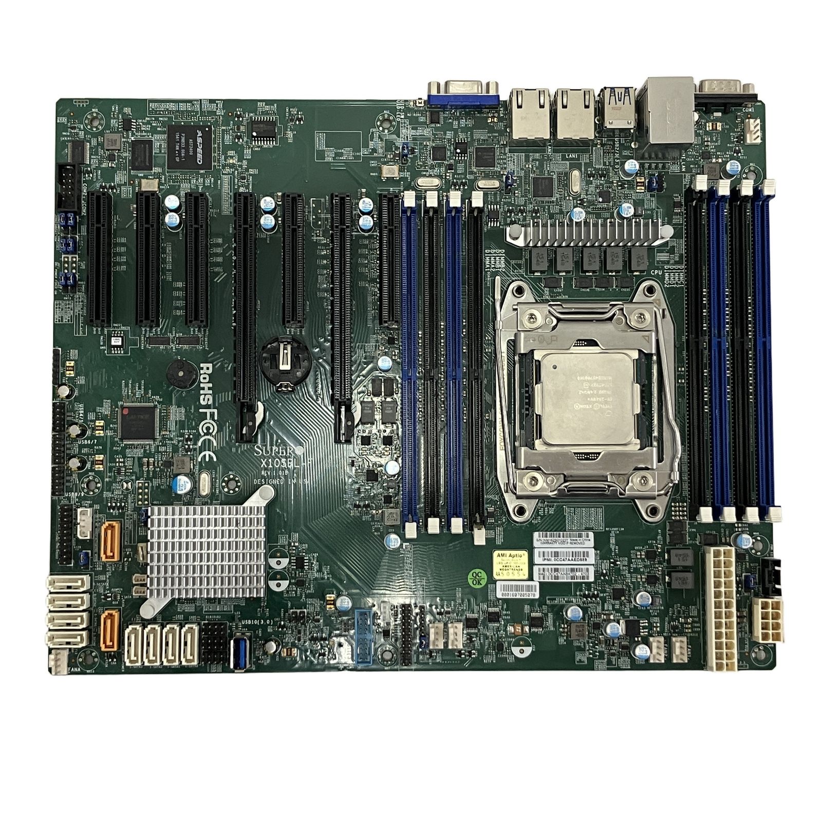 SUPER X10SRL-F マザーボード INTEL XEON E5-2640V4 CPU PC パーツ 周辺 機器 ジャンク T11154477