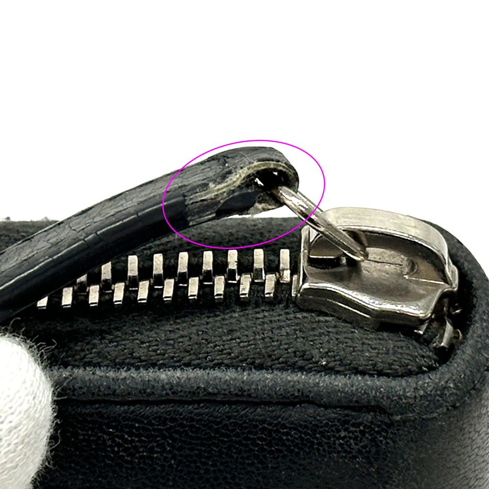シャネル CHANEL 財布 レディース ブランド 長財布 ココマーク ラムスキン ブラック シルバー金具 黒 ラウンドファスナー スタッズ 【中古】 シャネル CHANEL 財布 レディース ブランド 長財布 ココマーク ラムスキン ブラック シルバー金具 黒 ラウンドファスナー スタッズ 【中古】