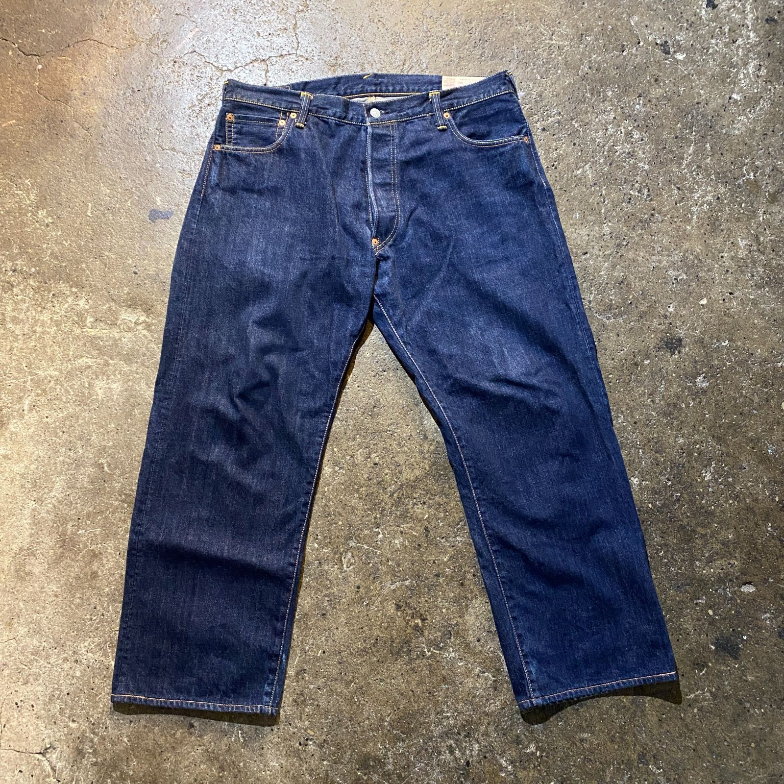EVISU Lot.2000 No2 ブラック大黒プリントジーンズ W38 L35 エヴィス