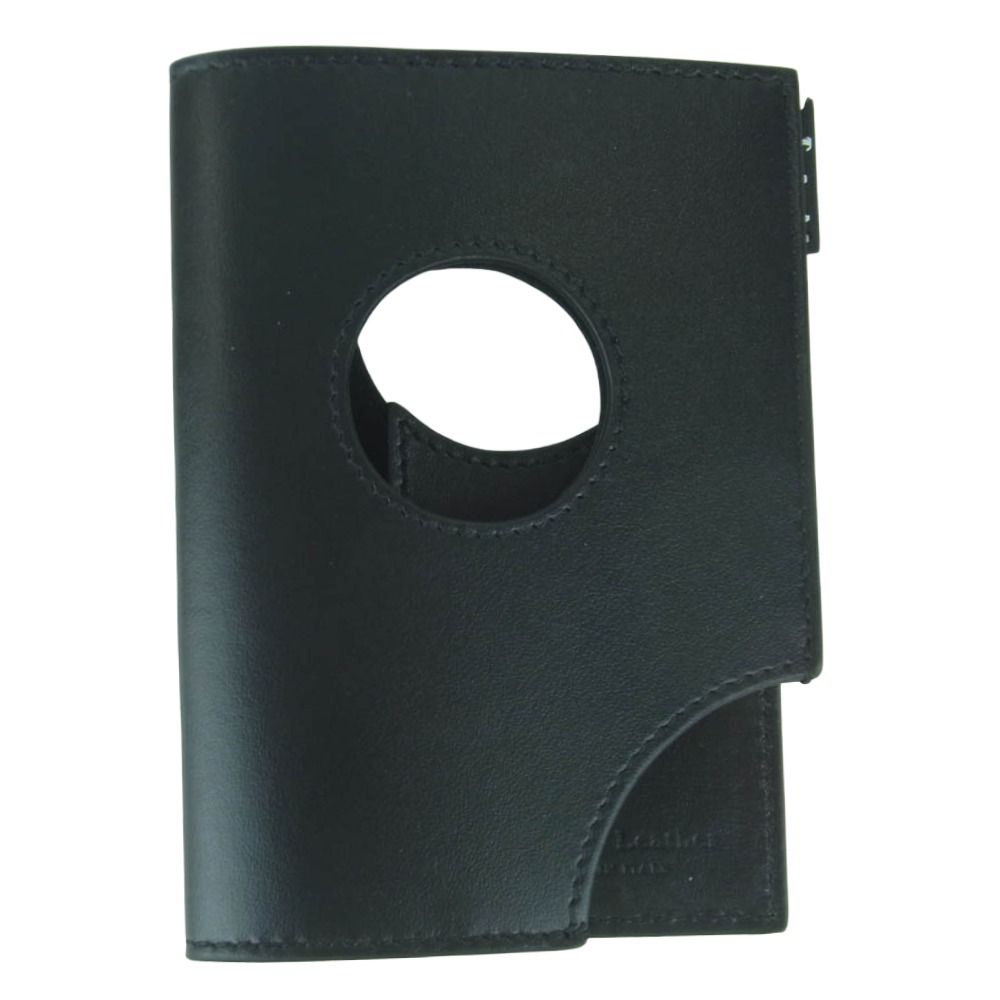 OFF-WHITE オフホワイト OMND018R21LEA0011000 Meteor Card Holder レザー パスポートケース カードホルダー ブラック系【美品】【中古】