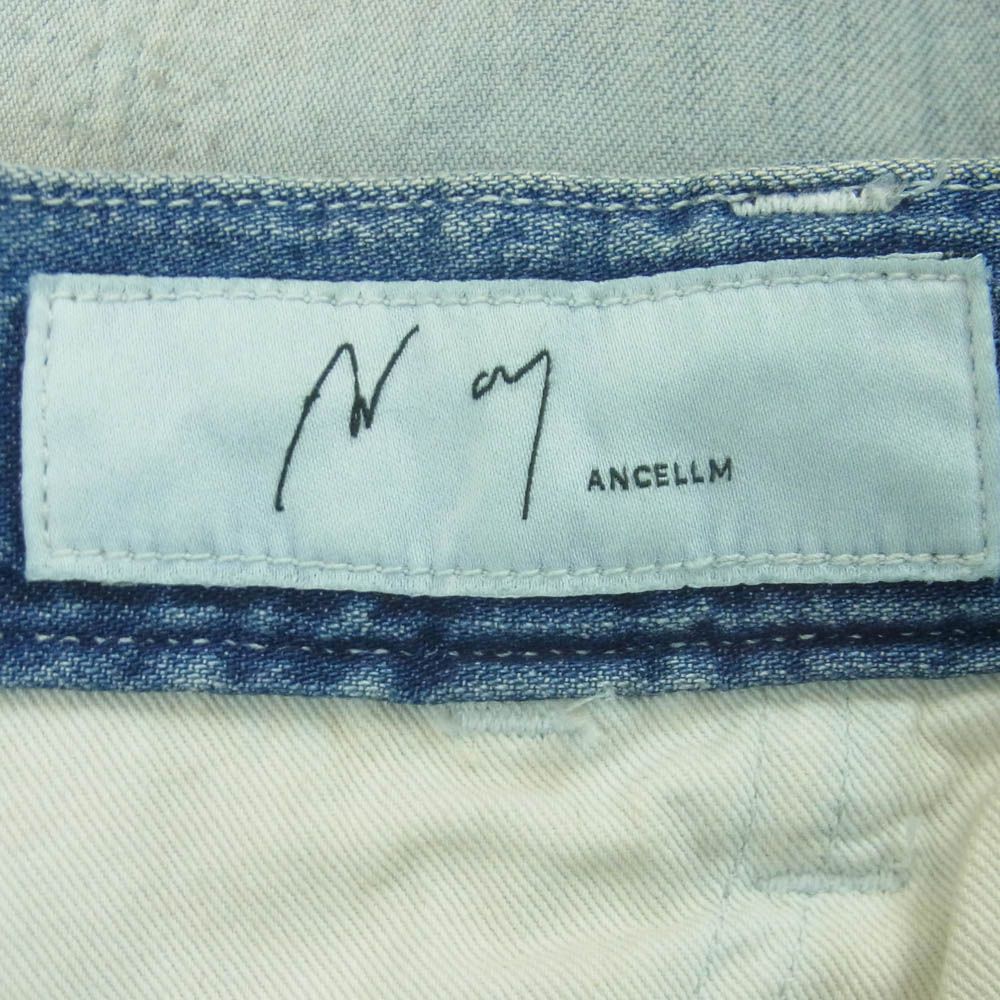 ANCELLM アンセルム 25SS ANC-PT71 LIGHT OZ WIDE STRAIGHT DENIM 