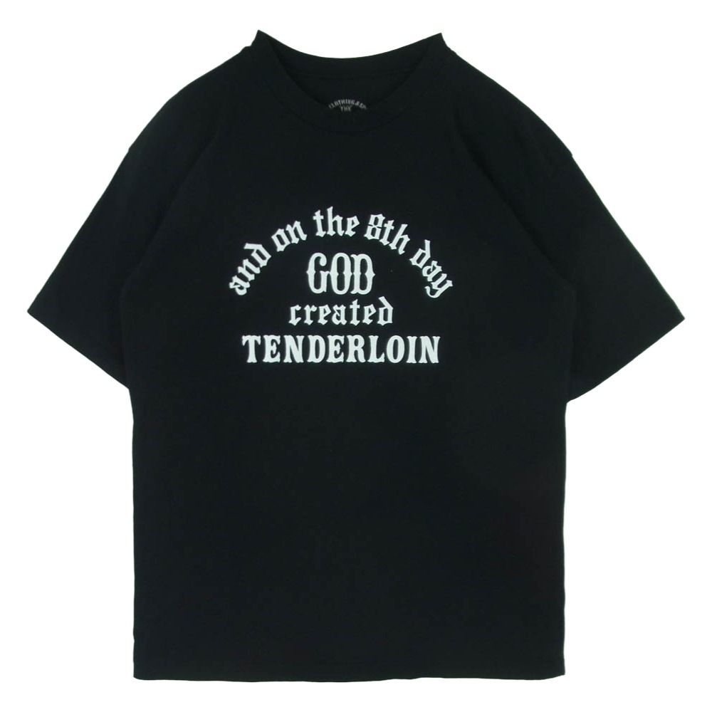 TENDERLOIN テンダーロイン T-TEE3 GOD FREEDOM TOKYO JAPAN プリント 半袖 Tシャツ ブラック系 M【中古】