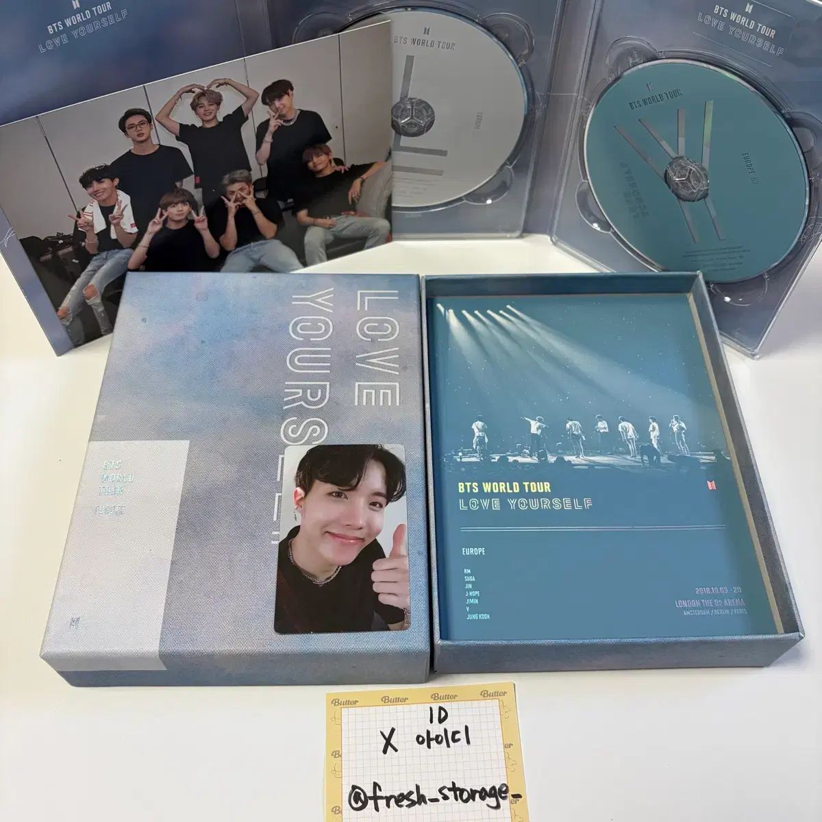 BTS 럽셀콘 ヨーロッパ DVD ホソク トレカ J-HOPE