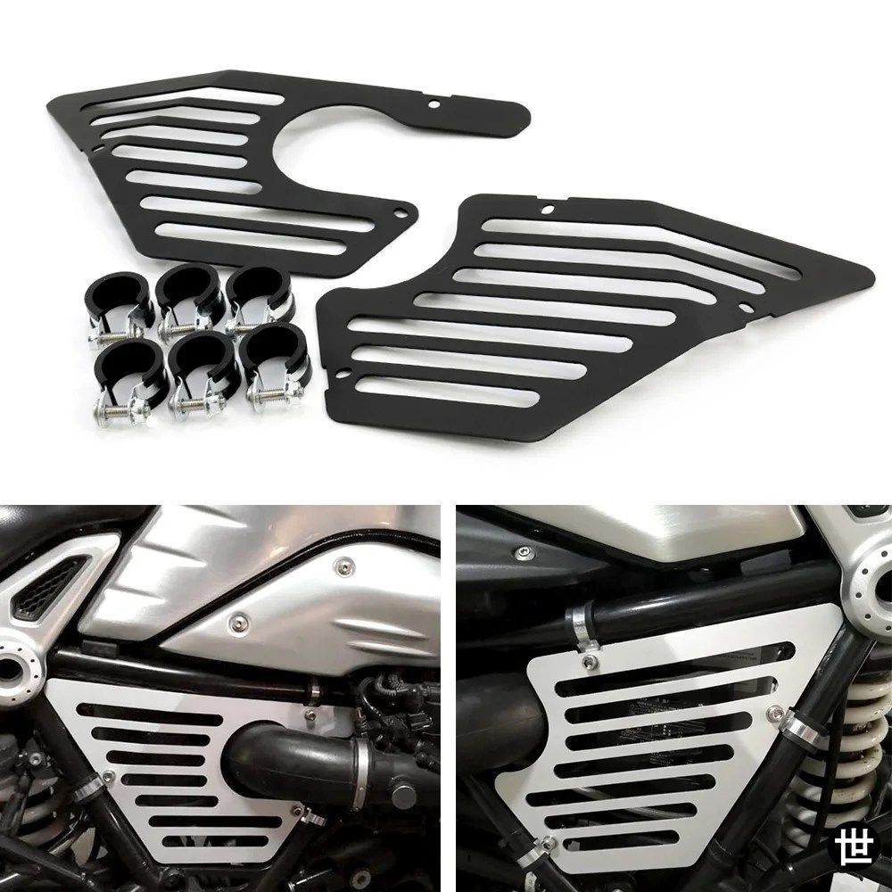BMW R9T RNINET SCRAMBLER RACER PURE URBAN GS 2014-2022用オートバイエアボックスフレームカバーエアボックスカバープロテクター