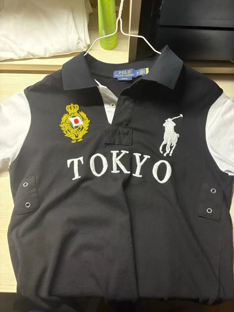 POLO RALPH LAUREN 東京 半袖 カラーTシャツ ブラック M