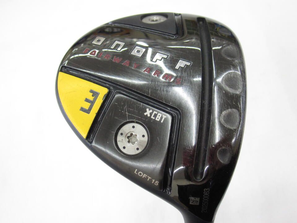 グローブライド　ONOFF FAIRWAY ARMS KURO 2022　15度　CBT:622F　Sフレックス　フェアウェイウッド　中古　ゴルフドゥ！緑店【最短即日発送】