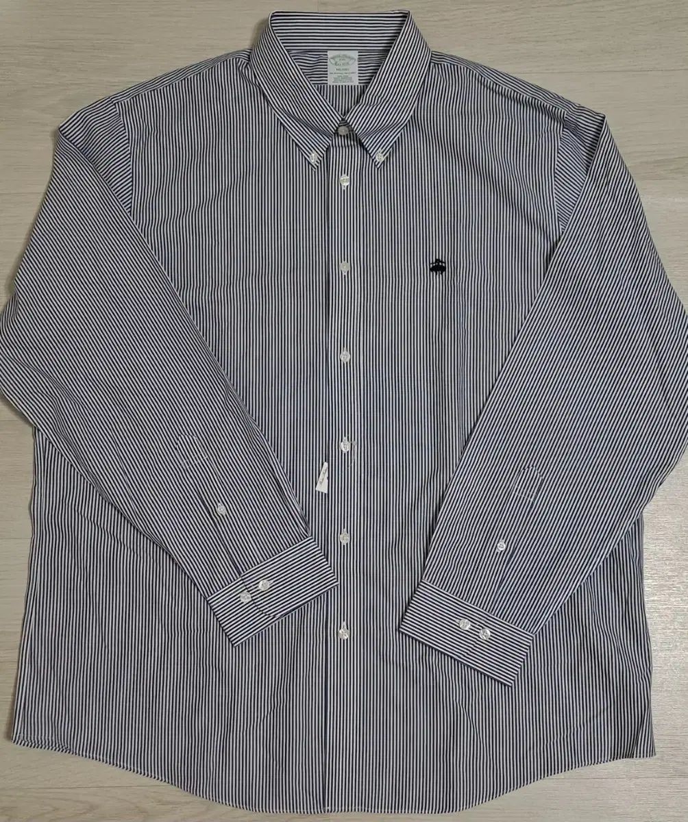新品_正規品 ブルックス・ブラザーズ メンズ ノンアイロン ストライプ シャツ XXL