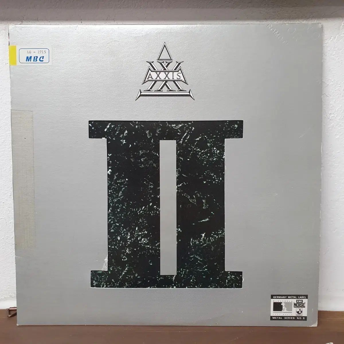 AXIIS 2 アルバム LP 1991 ライセンス ドイツメタルグループ