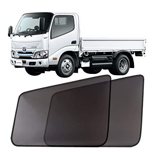 トラック用品 日除け/虫除け網戸（メッシュスクリーン）左右セット トヨタ用 ダイナ 標準車のみ (Ｈ23.7?) 「シェード 防虫ネット 日よけ 虫よけ 遮光 ネット カーテン」as e1724b96
