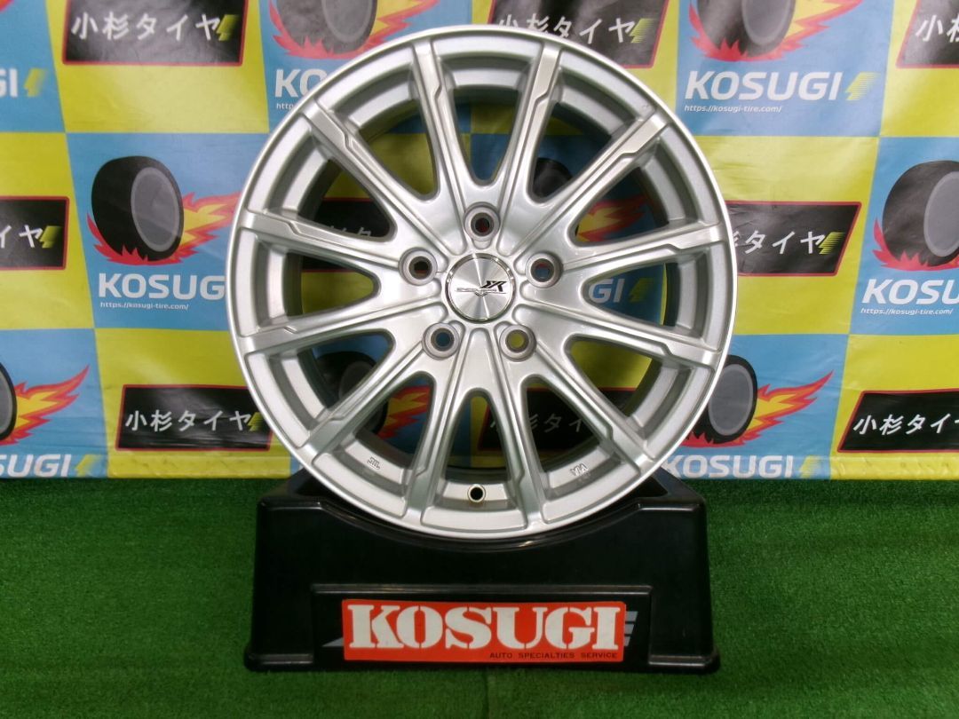 エンクーガー　6.5-16　5H114.3　+53　80ノア　80ヴォクシー　ステップワゴンなど　中古ホイール　4本　【Y210　大和店】 28,105円