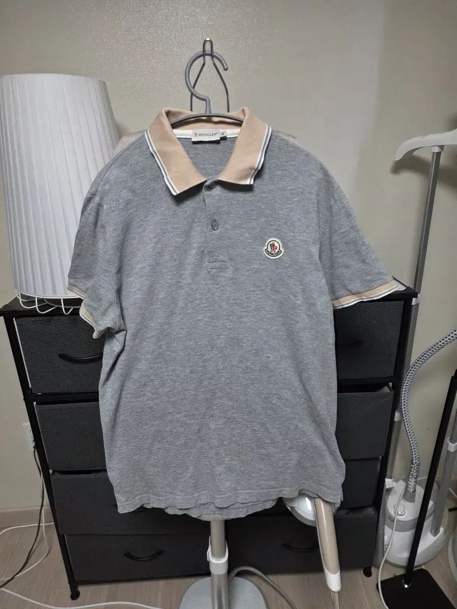 モンクレール 半袖 カラーTシャツ グレー