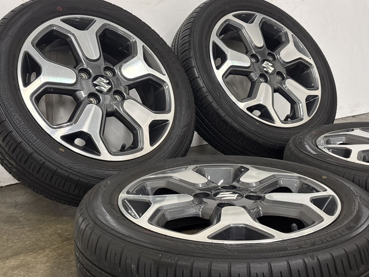 美品】スズキ ハスラー 純正 15in 4.5J +45 PCD100 ダンロップ