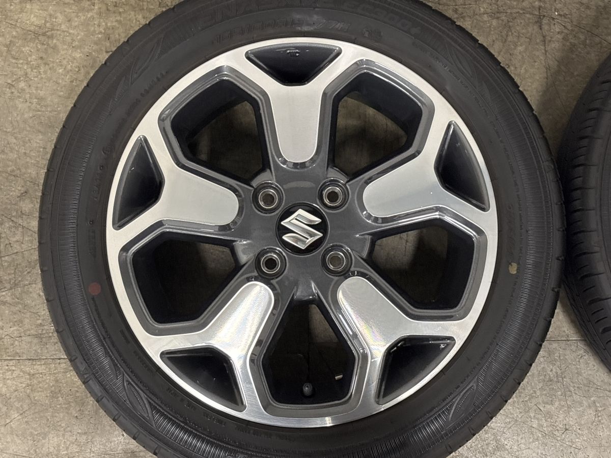 美品】スズキ ハスラー 純正 15in 4.5J +45 PCD100 ダンロップ