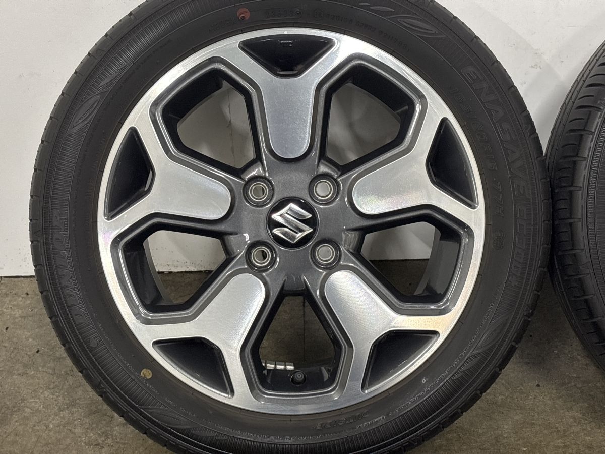 美品】スズキ ハスラー 純正 15in 4.5J +45 PCD100 ダンロップ
