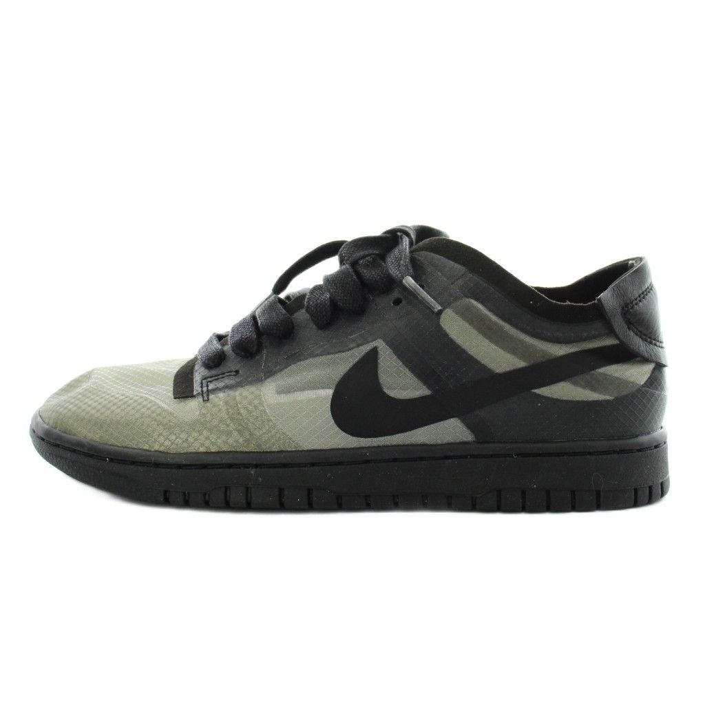 ナイキ NIKE × コムデギャルソン COMME des GARCONS ダンクロー Dunk Low スニーカー シューズ 25.0cm 黒 ブラック CZ2675-002 /AN37