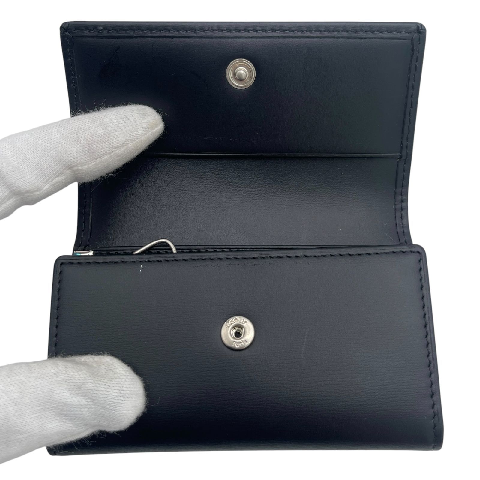 極美品 Cartier カルティエ レザー キーケース 6連 パシャ ロゴ